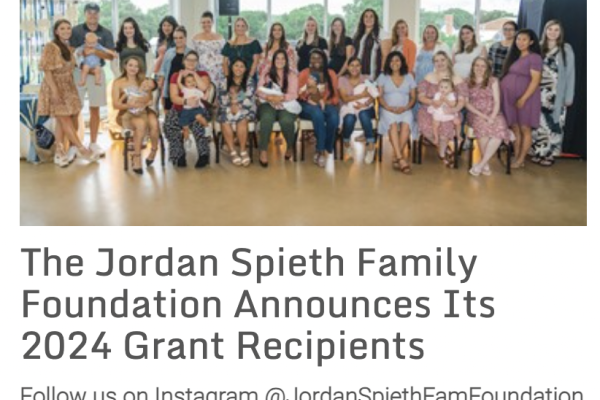 IAMGF announced as a 2024 Jordan Spieth Family Foundation Grant recipient!