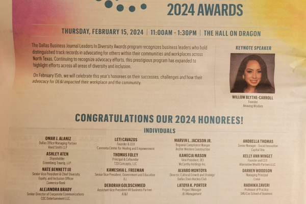 IAMGF Recognized as a 2024 Dallas Business Journal Leader in Diversity