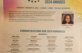 IAMGF Recognized as a 2024 Dallas Business Journal Leader in Diversity